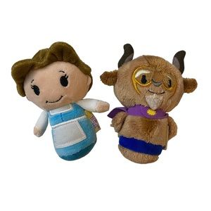 Hallmark Disney Princess Itty Bittys Plush Beauty & the Beast Belle Blue Dress